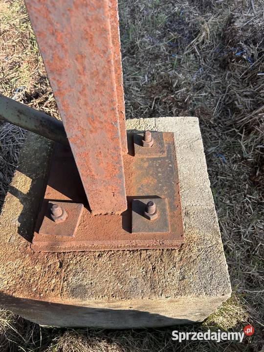 HALA wiata konstrukcja blacha trapez dach 135x25 Pozostałe Kutno