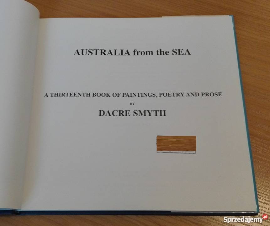 Australia from the sea book of paintings poetry Rok wydania 2003 Gdańsk