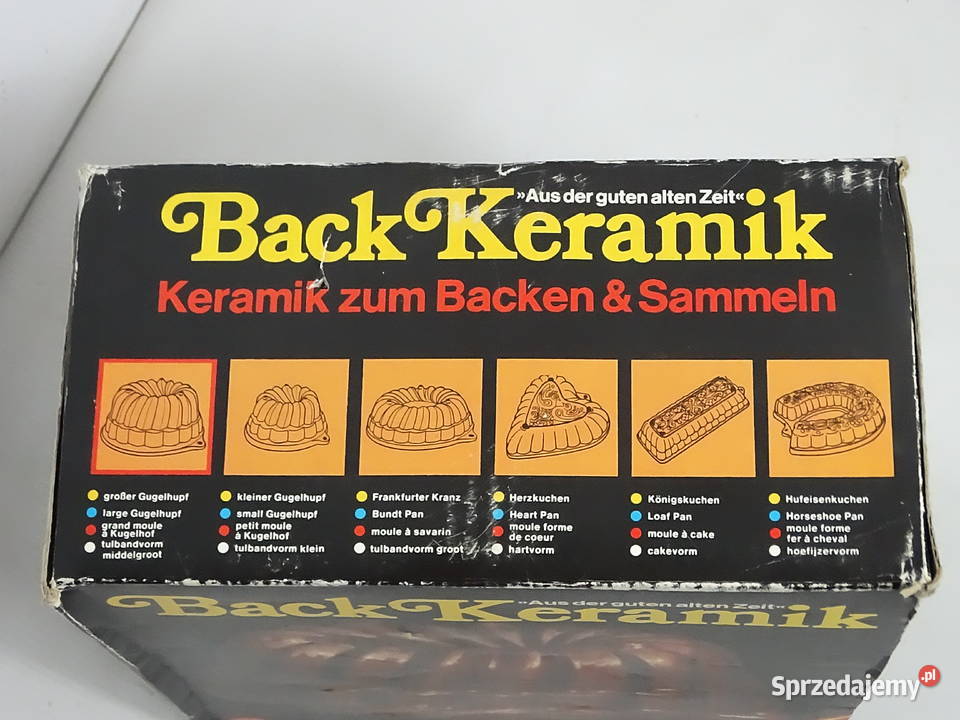 Nowa niemiecka forma ceramiczna do babki Dom i Ogród Biłgoraj