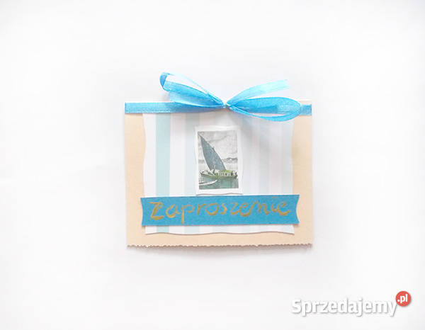 żeglarskie zaproszenia pastelowe zaproszenia bez Olsztyn