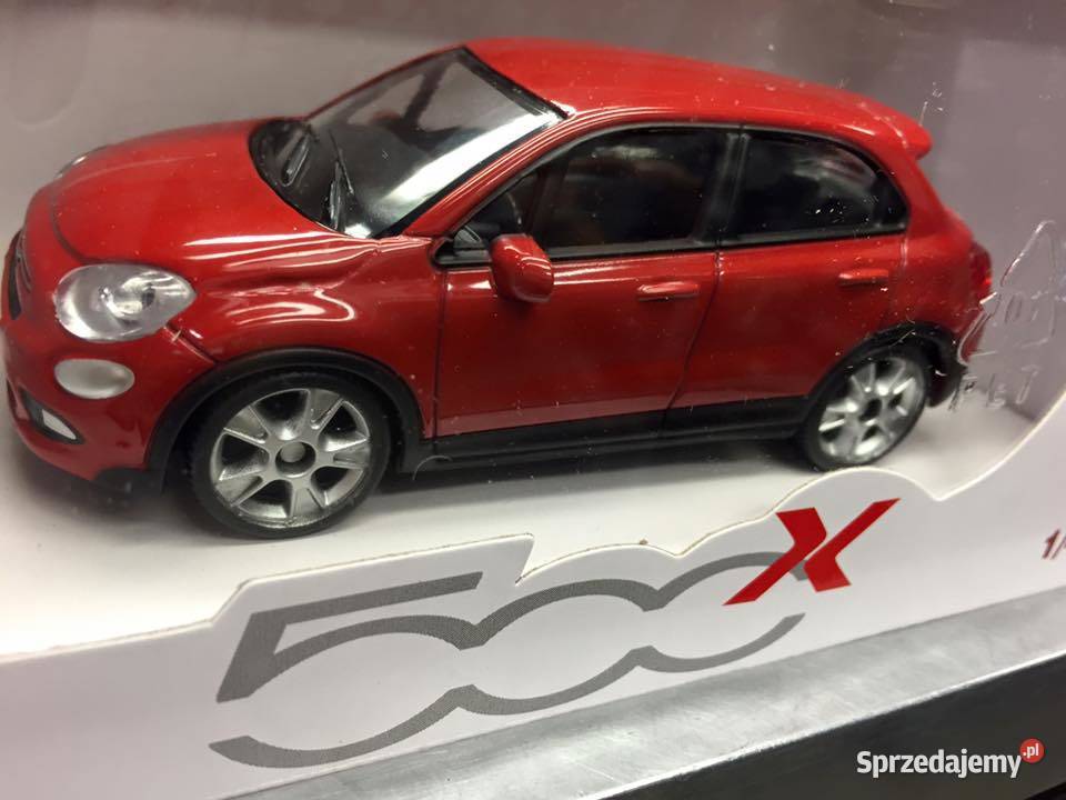 FIAT 500X MODEL MODELIK 143 czerwony Pilzno