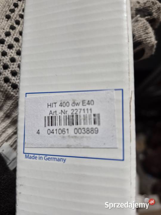 Lampa metalohalogenowa 400W E40 Sosnowiec sprzedam