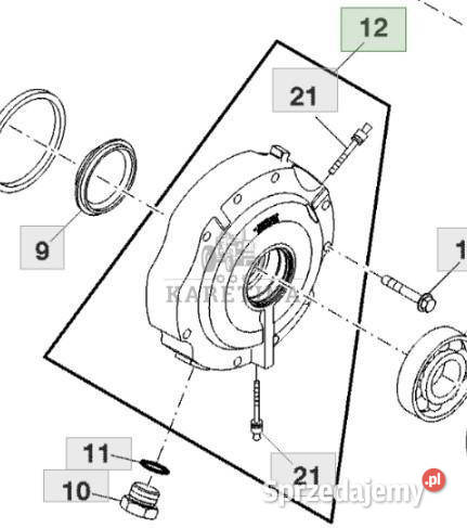 John Deere 8360R Obudowa Osłona ILS CZĘŚCI Jastrzębniki sprzedam