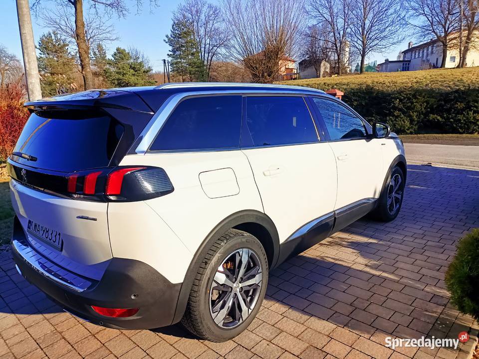 Peugeot 5008 II GT Line 20 Blue Hdi poduszka powietrzna Leńcze