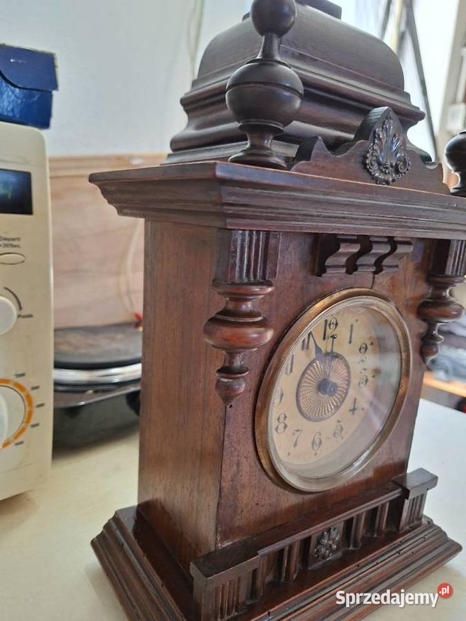 Francuski zegar kapliczka z pozytywką drewno Zegary Rzeszów