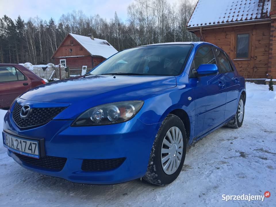 MAZDA 3 2005 NIEBIESKA SPRZEDAM manualna Motoryzacja Białystok