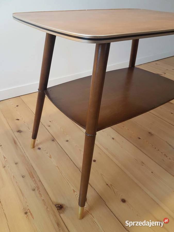 Stolik kawowy patyczak z czasów PRL lata 6070 Szczecin