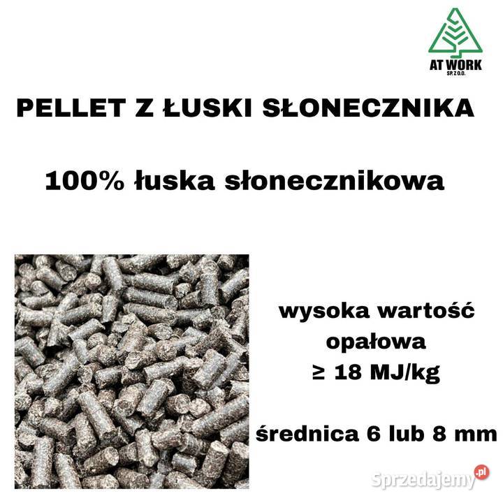Pellet z łuski słonecznika BIG BAG workowany 580 Biała Podlaska