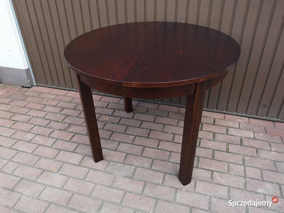 Stół ArtDeco Okrągły Rozkładany100 Zgrabny Antyk Meble Swarzędz