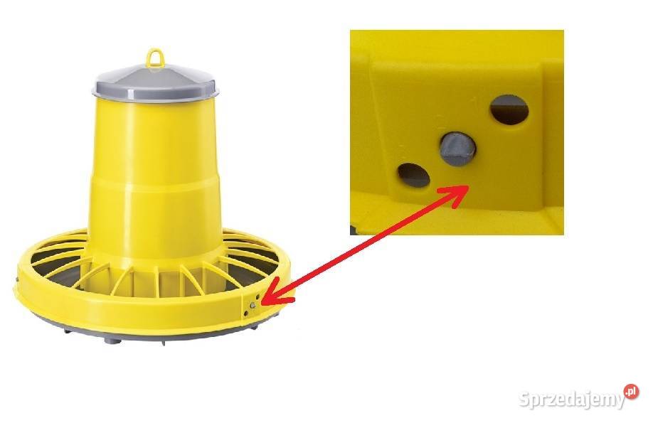 Karmidło drobiu 22 Litry kur niosek gęsi Rogazy
