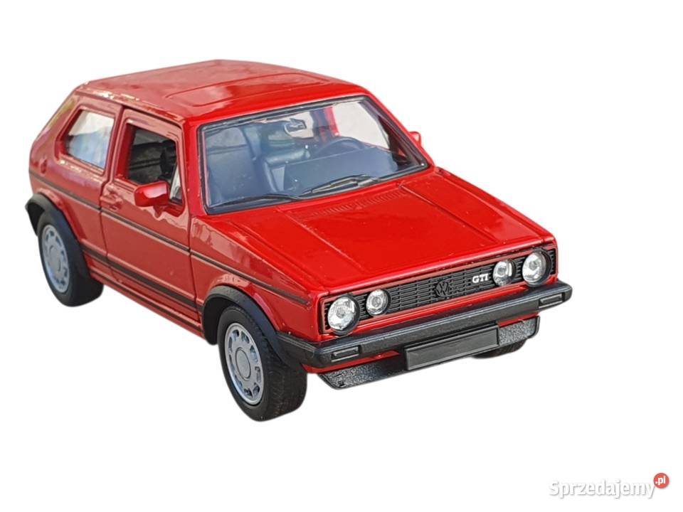 Model samochodu VW Golf I GTI czerwony skala 134 Cieszyn
