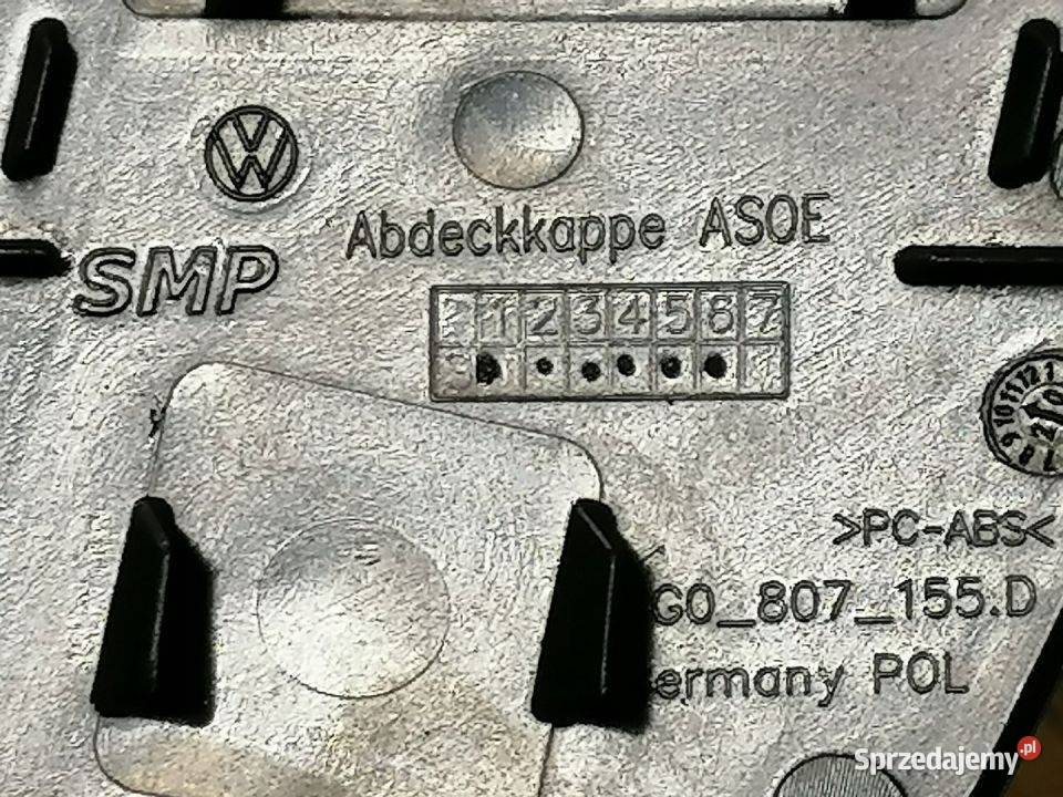 VW PASSAT B8 LIFT 19 ZAŚLEPKA HAKA ZDERZAK PRZÓD