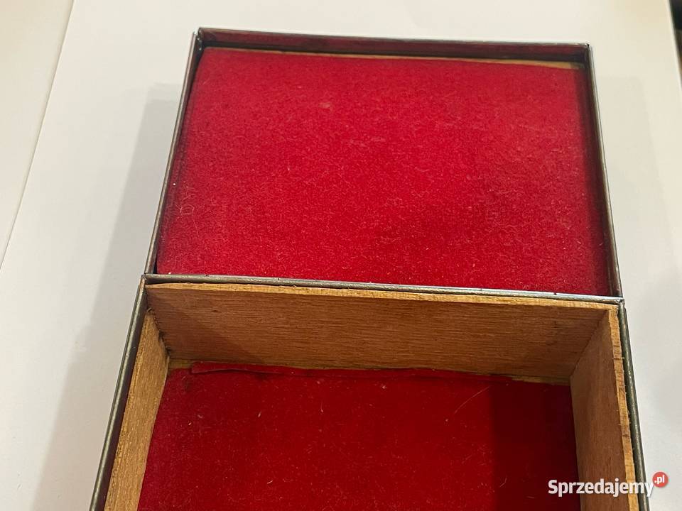 Niemieckie pudełko z mosiądzu III Rzesza Militaria