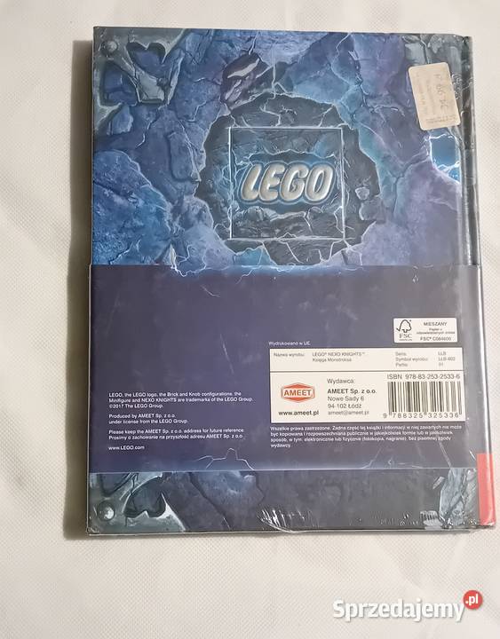 Lego Nexo Knights Księga Monstroksa Ameet 2017 r Koźminek