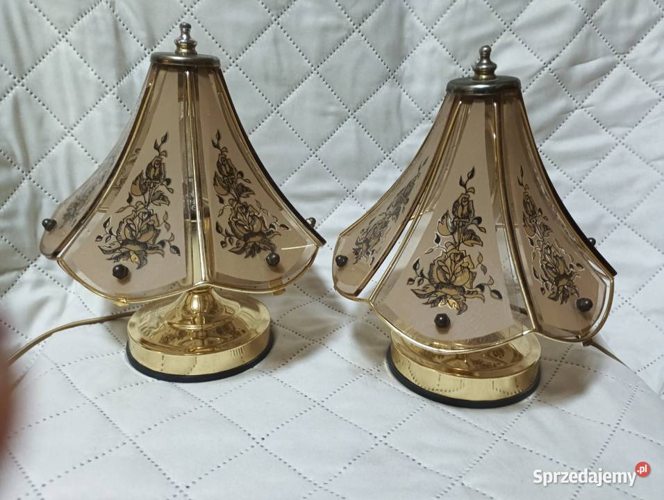 2 sztuki lampy stołowenocne Chodzież Trzcianka