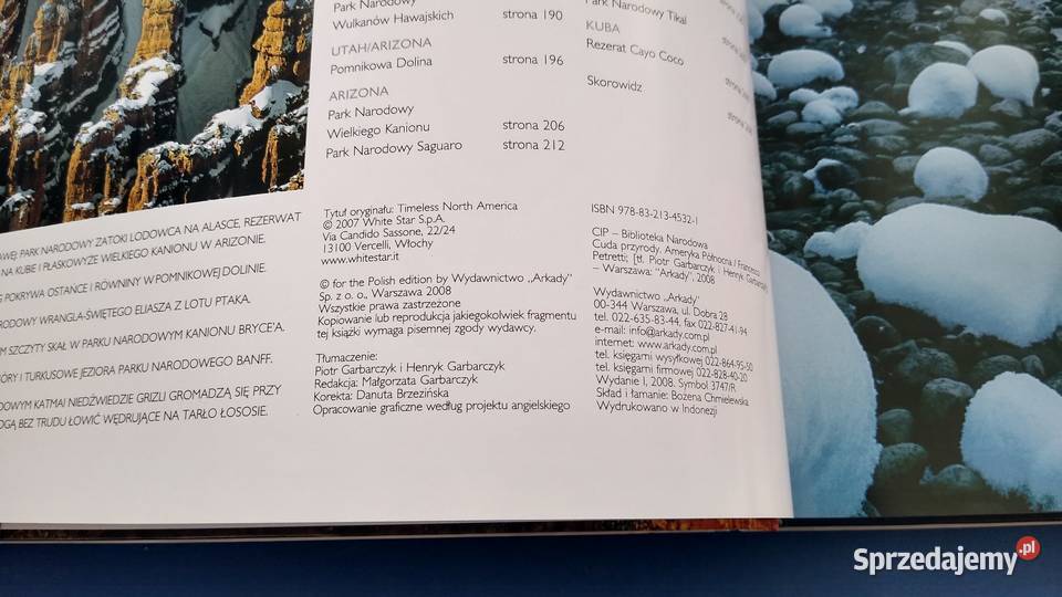 Ameryka Północna cuda przyrody tekst Francesco szkoła ponadgimnazjalna Podręczniki Gdańsk