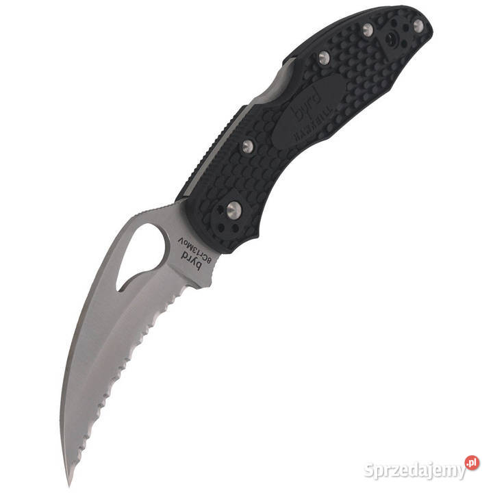 Nóż składany Spyderco Hawkbill Byrd FRN Black