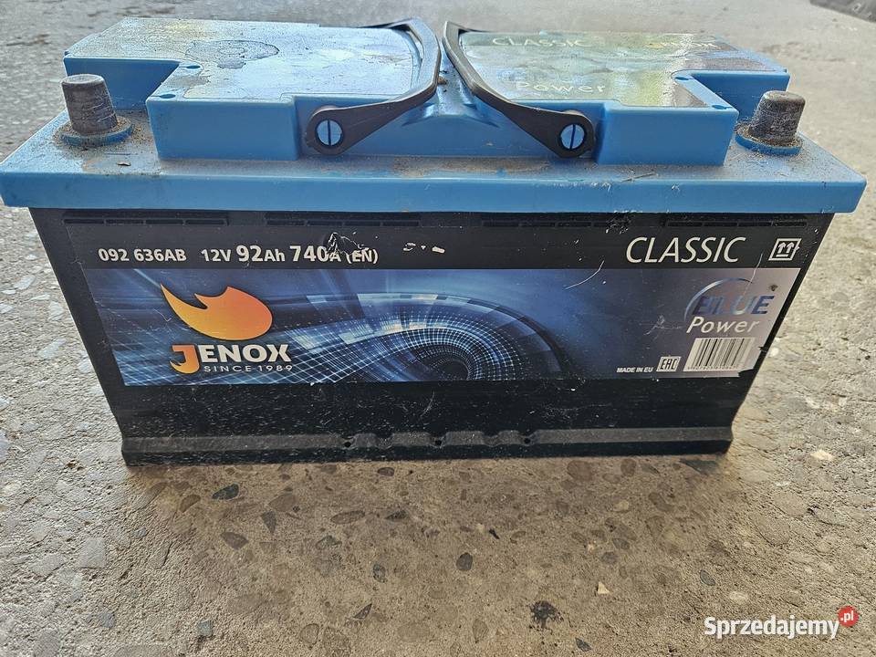 Akumulator 12V 92Ah 740A Jenox Strzyżów