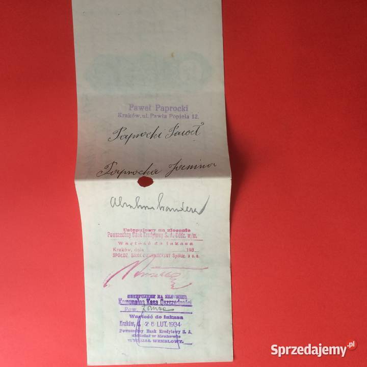 1524 Weksel Wystawiony W Krakowie 21 Szczecin