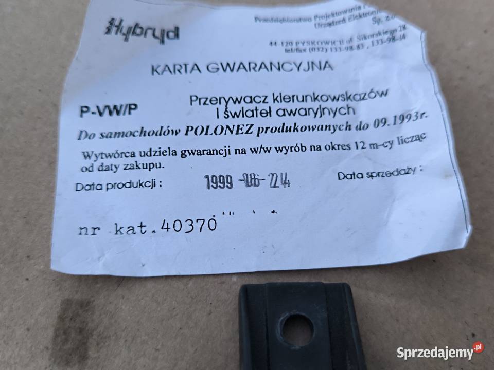 Polonez przerywacz kierunkowskazów i świateł Stalowa Wola