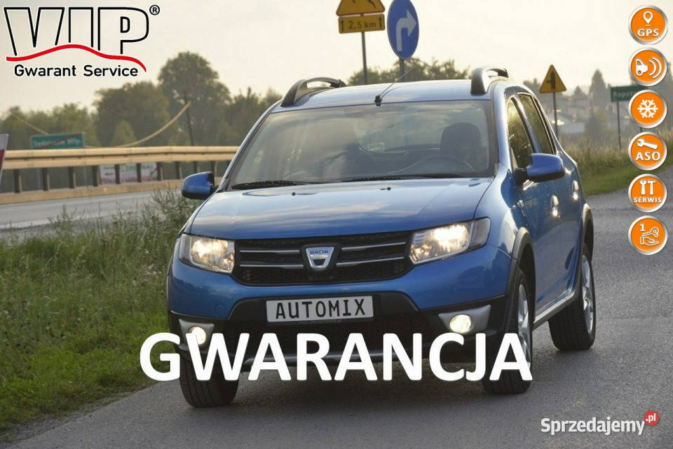 Dacia Sandero Stepway nawigacja gwarancja ogranicznik prędkości Sędziszów Małopolski