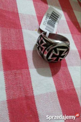 Piękny sygnet męski stal jubilerska 316L świętokrzyskie Starachowice