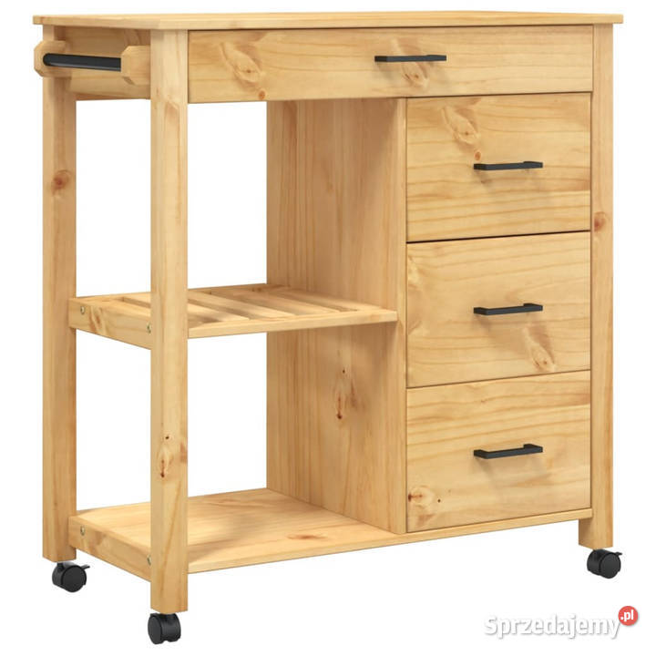 Wózek kuchenny MONZA 84x40x90 lite drewno Warszawa