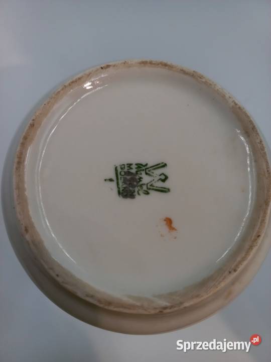Piękny porcelanowy wazon sygnowany Wawel Inowrocław