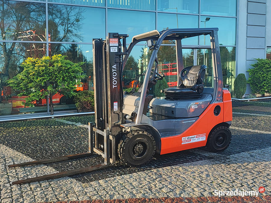 Wózek widłowy Toyota 028FDF15 15 t duplex 3 m Kęty