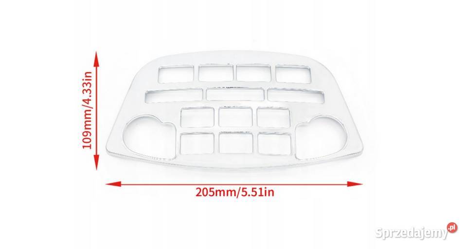 NAKŁADKA NA RADIO CHROM HONDA GL 1500 1800 Sosnowiec