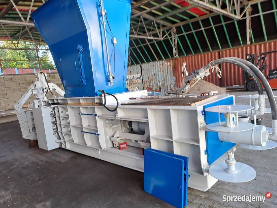 Prasa kanałowa do recyklingu belownica pozioma