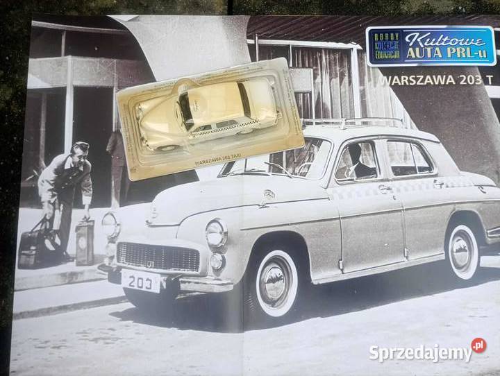 WARSZAWA 203T TAXI Kultowe auta PRL kolekcja 143 mazowieckie