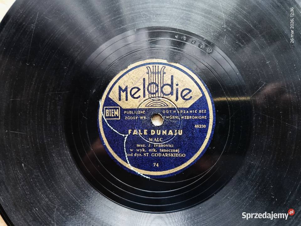 Trzy płyty szelakowe 25 Wronki sprzedam