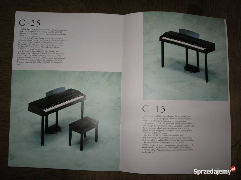 KORG Concert Piano digital pianos catalog pomorskie Kępice