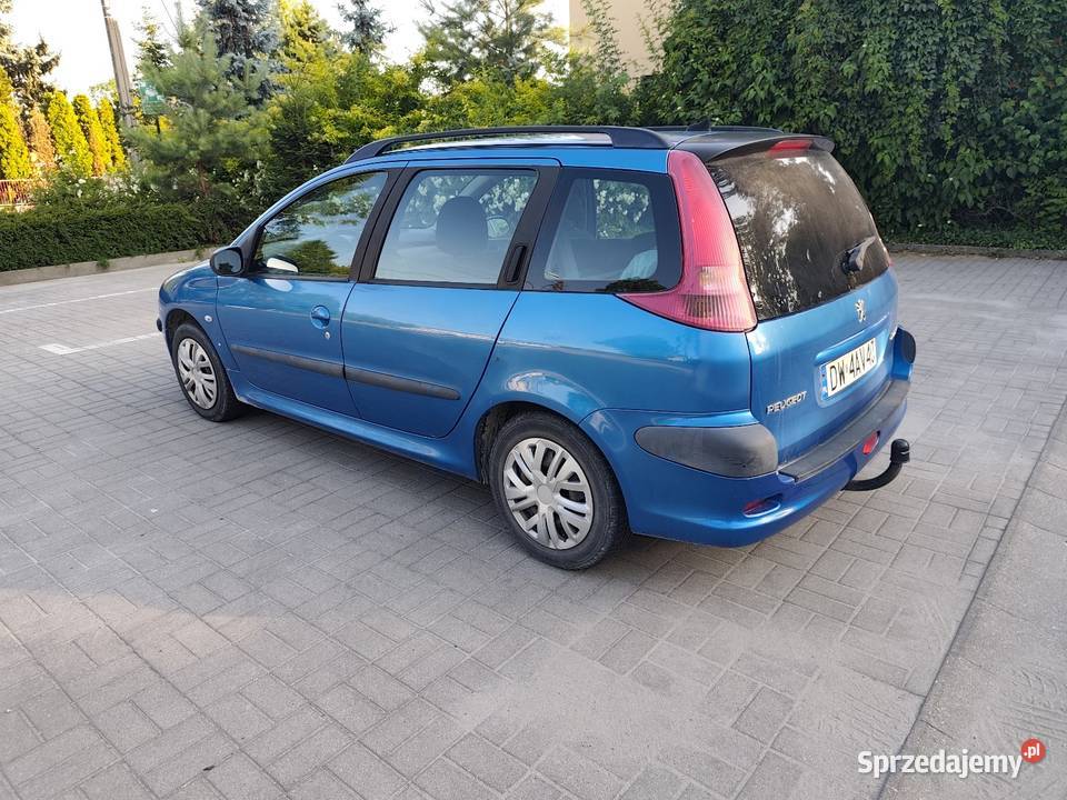 Peugeot 206SW 14 75 2004r kupiony w Polsce Wrocław