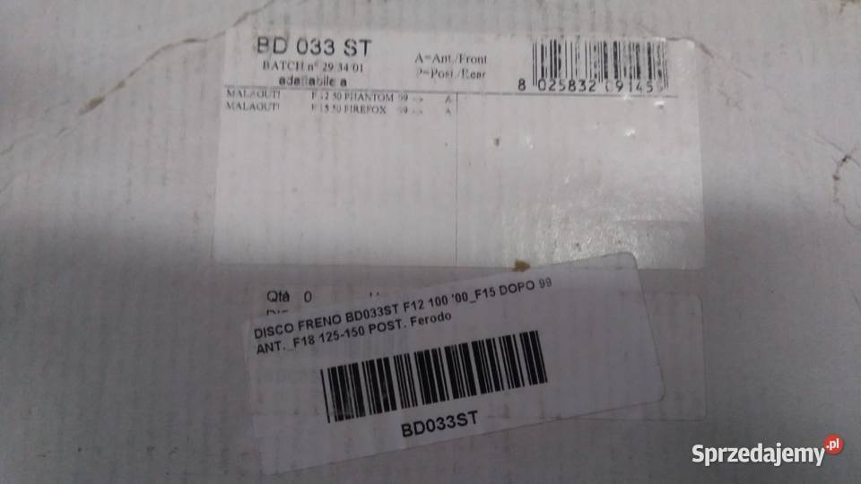 Tarcza hamulcowa HT Malaguti Phantom F12 F15 podlaskie