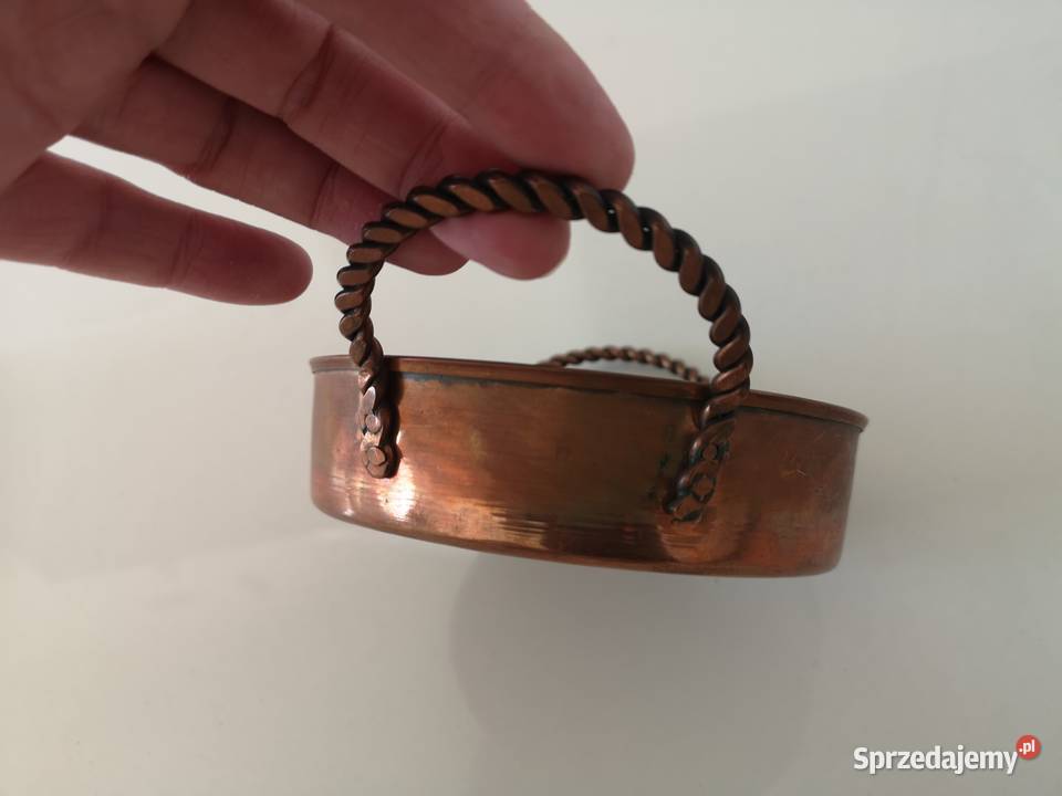 patera mosiądz vintage