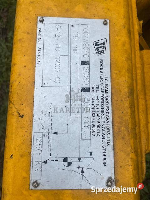 JCB Qufit Szybkozłącze wielkopolskie Jastrzębniki sprzedam