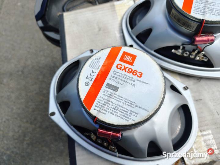 Głośniki 6x9 jajka owalne 3drożne JBL GX 963 śląskie Niegowonice