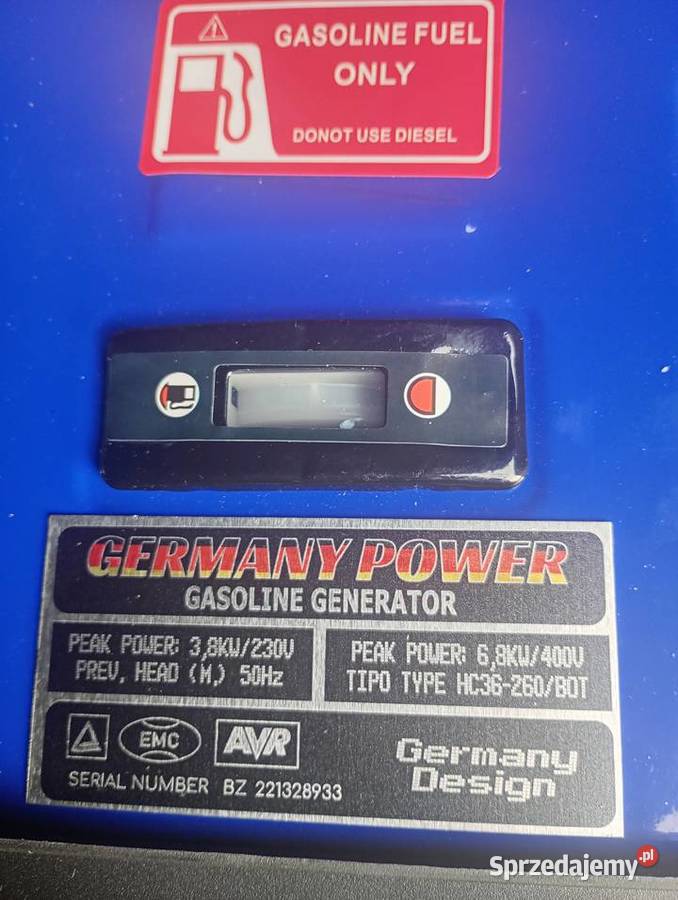 Sprzedam nowy agregat pradotworczy Agregaty prądotwórcze Agregaty prądotwórcze Kuczbork-Wieś