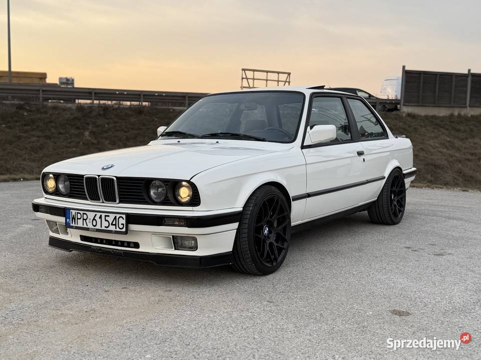 BMW E30 V8 M60B40 Alpinweiss 2 benzyna Seria 3 mazowieckie Janki