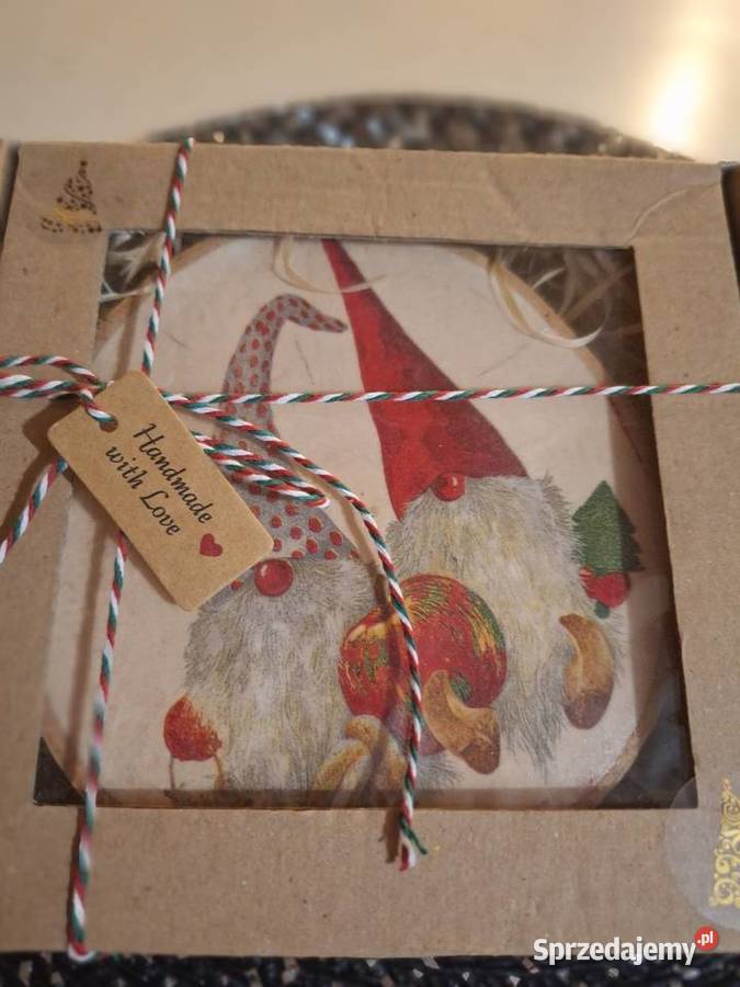 Upominek mikołajkowoświąteczny na drewnie podkarpackie Strzyżów