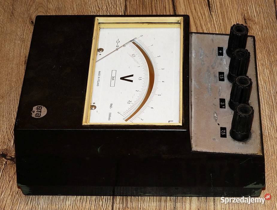 Miernik laboratoryjny woltomierz analogowy 15375 Gliwice
