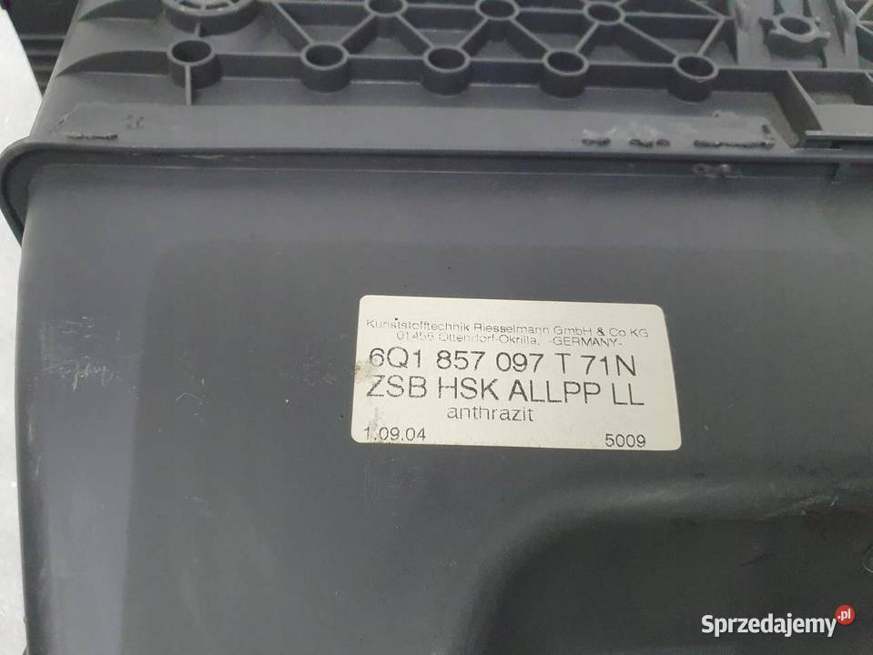 SCHOWEK PASAŻERA VOLKSWAGEN POLO IV 6Q1857101B