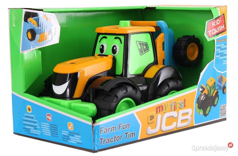JCB Tim traktor zabawna farma Samochody i pojazdy podlaskie sprzedam