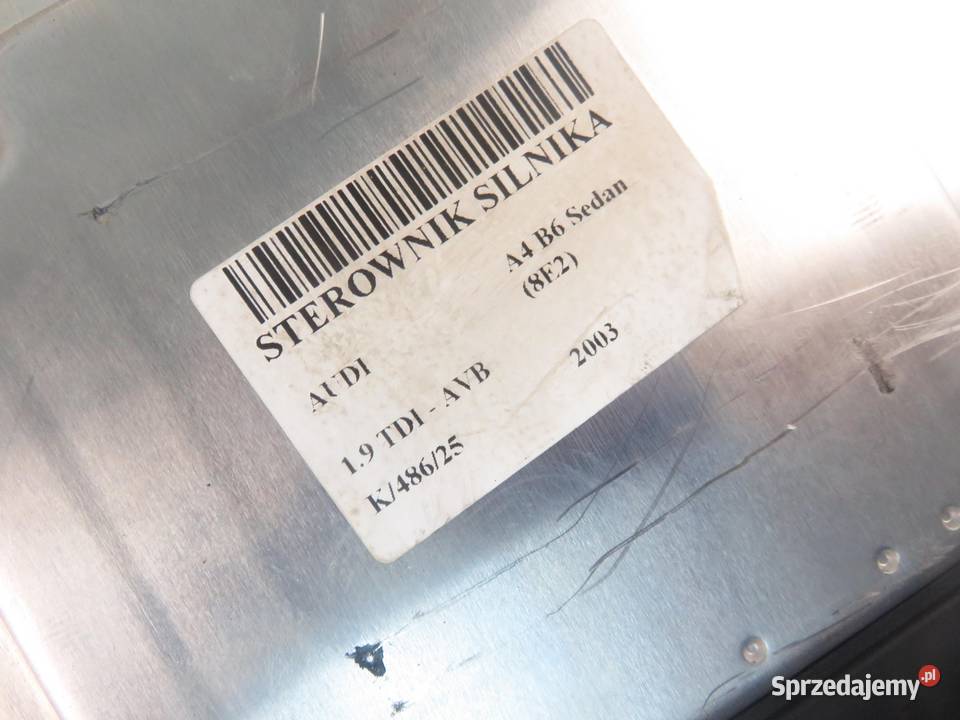 STEROWNIK AUDI A4 B6 Sedan 8E2 19 TDI PD osobowe