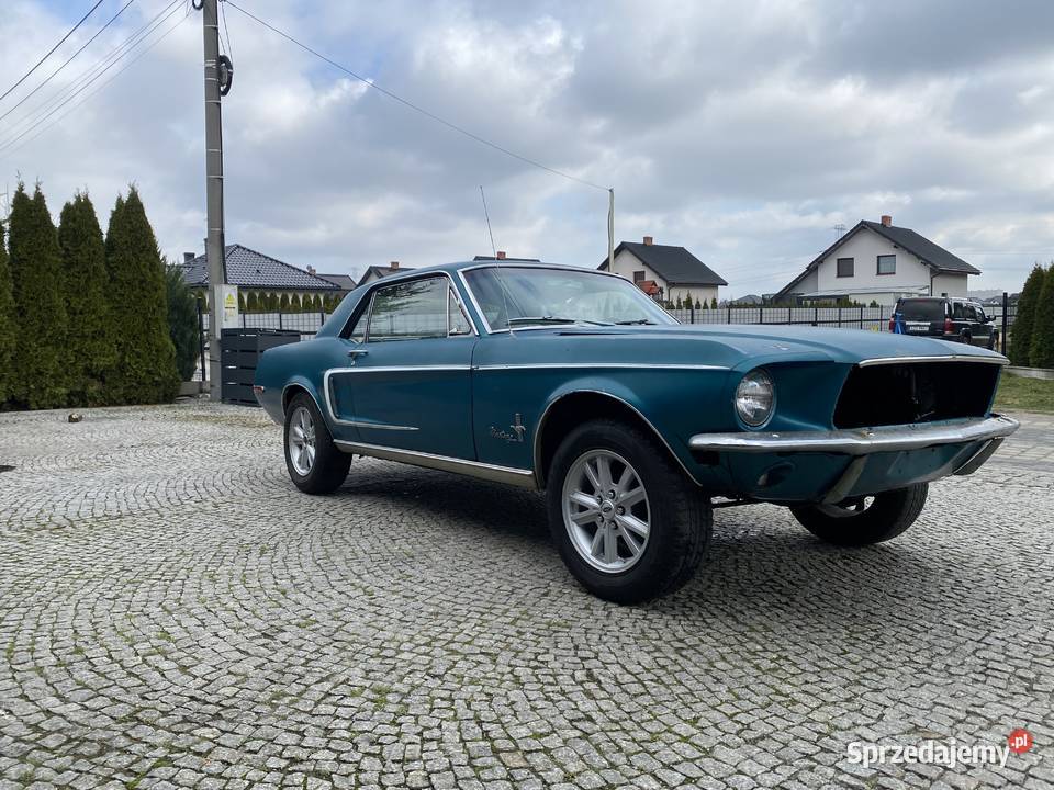 Ford Mustang 1968 V8 gulfstream Aqua nieuszkodzony