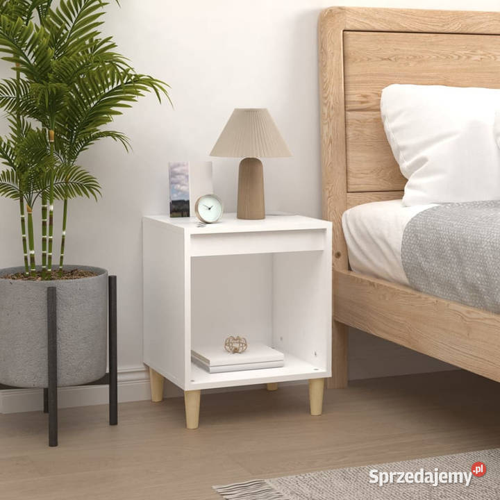 Szafka nocna biała 40x35x50 materiał Warszawa
