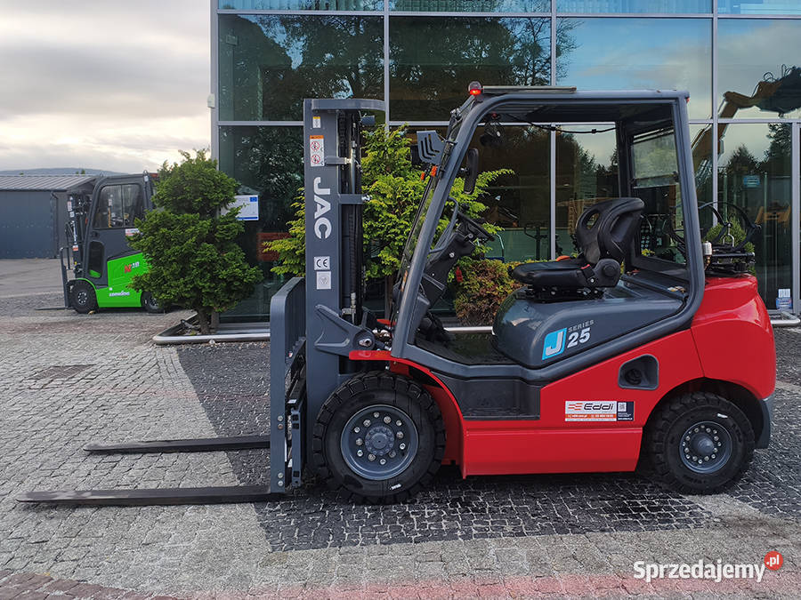 Wózek widłowy JAC CPQYD25 triplex 45 m 25 t lpg małopolskie Kęty
