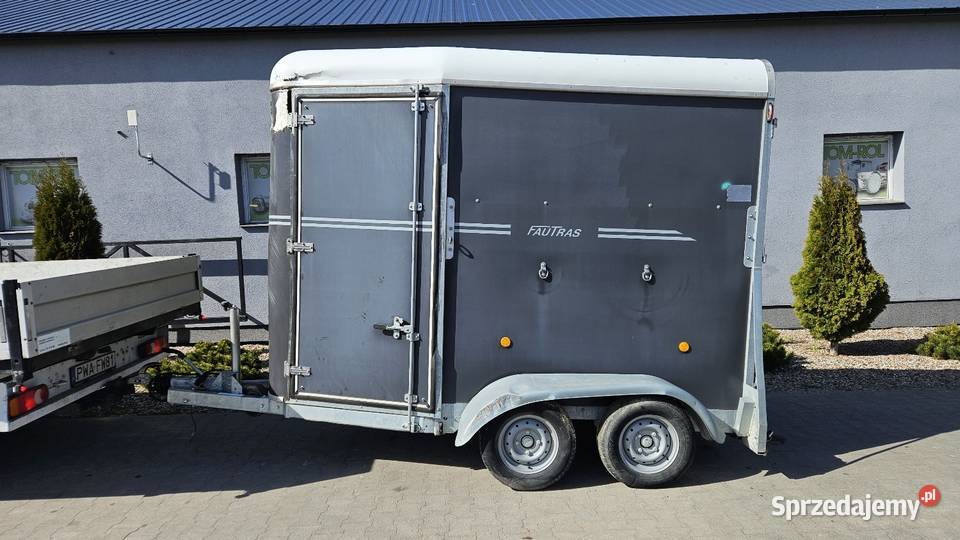 Przyczepa do przewozu koni Fautras 1300 Do przewozu koni Gruntowice